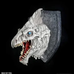White Dragon Foam Rubber Trophy Plaque Dungeons & Dragons Replicas of the Realm