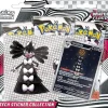 White Flare Reshiram Gothitelle Tech Sticker Collection 3P Blister Pack