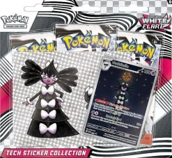 White Flare Reshiram Gothitelle Tech Sticker Collection 3P Blister Pack