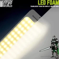 White 5mm LED Foam Medium 500x960