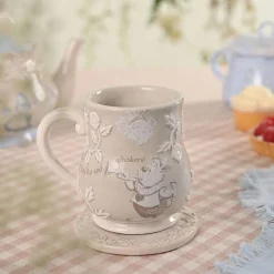 White Rabbit Embossed Mug