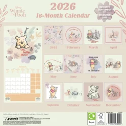 Winnie the Pooh 2026 Square Calendar