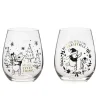 Winnie the Pooh Christmas Glasses Set of 2