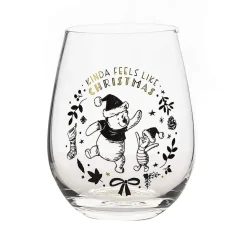 Winnie the Pooh Christmas Glasses Set of 2
