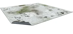 Winter Snowscape 90 x 90 cm Gaming Mat Battle Systems, Fantasy Terrain