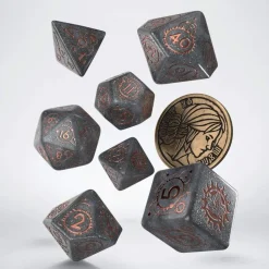 Witcher Ciri Elder Blood Poly Gray /Copper w /Coin (7)