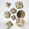 Witcher Leshen The Master of Crows Poly Brown /Beige w /Coin (7) Terningsett, Witcher