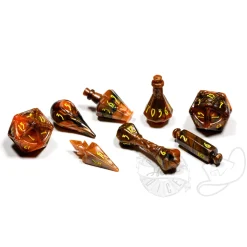 Wizard Poly Smoldering Ember (8) Terningsett, PolyHero