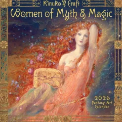 Women of Myth & Magic 2026 Fantasy Art Wall Calendar by Kinuko Craft
