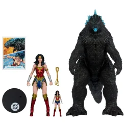 Wonder Woman vs Atomic Blast Godzilla Monsteverse DC Multiverse Action Figure 2-Pack 18 cm