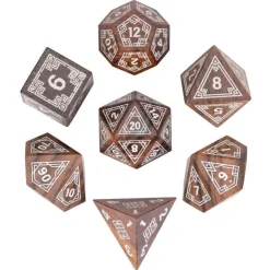 Wood Poly Golden Sandalwood Pattern /White (7)