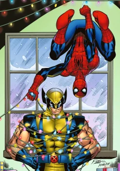 XMAS Spider-Man & Wolverine Premium Puzzle (1000)