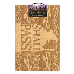 You Shall Not Pass Embossed Door Mat 60x40 cm