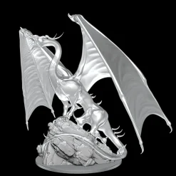Young Emerald Dragon (Wave 17) Dungeons & Dragons Nolzurs Marvelous Unpainted Miniature Figur