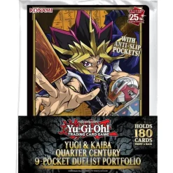 Yugi & Kaiba Quarter Century Small Size 9-Pocket Portfolio Portfolio
