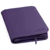 Zipfolio 8-Pocket Purple XenoSkin (160) Portfolio