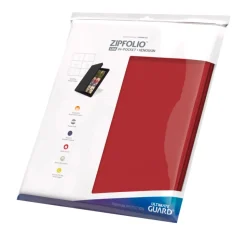 Zipfolio 24-Pocket Quadrow Red XenoSkin (480) Portfolio